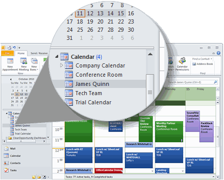 Share Outlook calendars and contacts - affordable Exchange Server alternative.