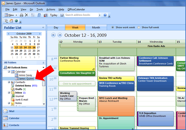 Microsoft Outlook 2010 Calendar Overlay Sharepoint