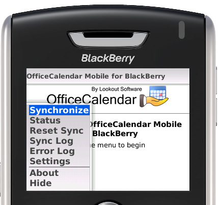 Outlook BlackBerry Sync